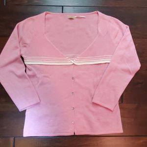 Gorgeous 100% cashmere pink max studio cardi